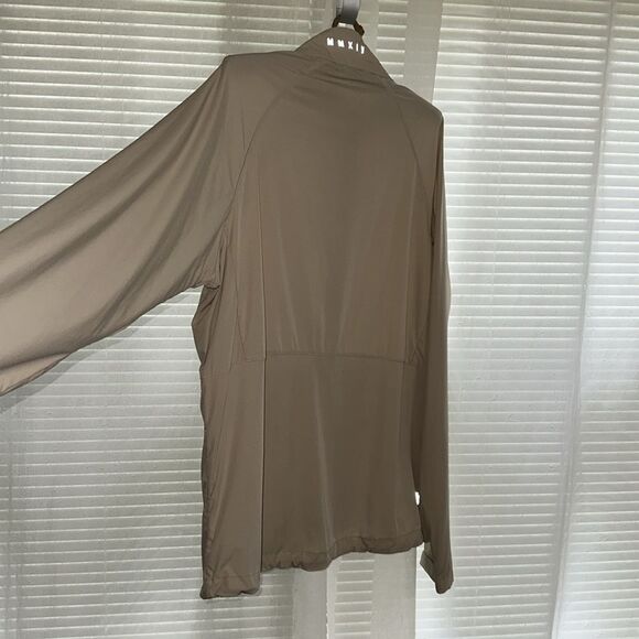 YOUNGLA XL Men’s Cream Light Wind Runner Windbreaker Full Zip Jacket - Picture 7 of 16